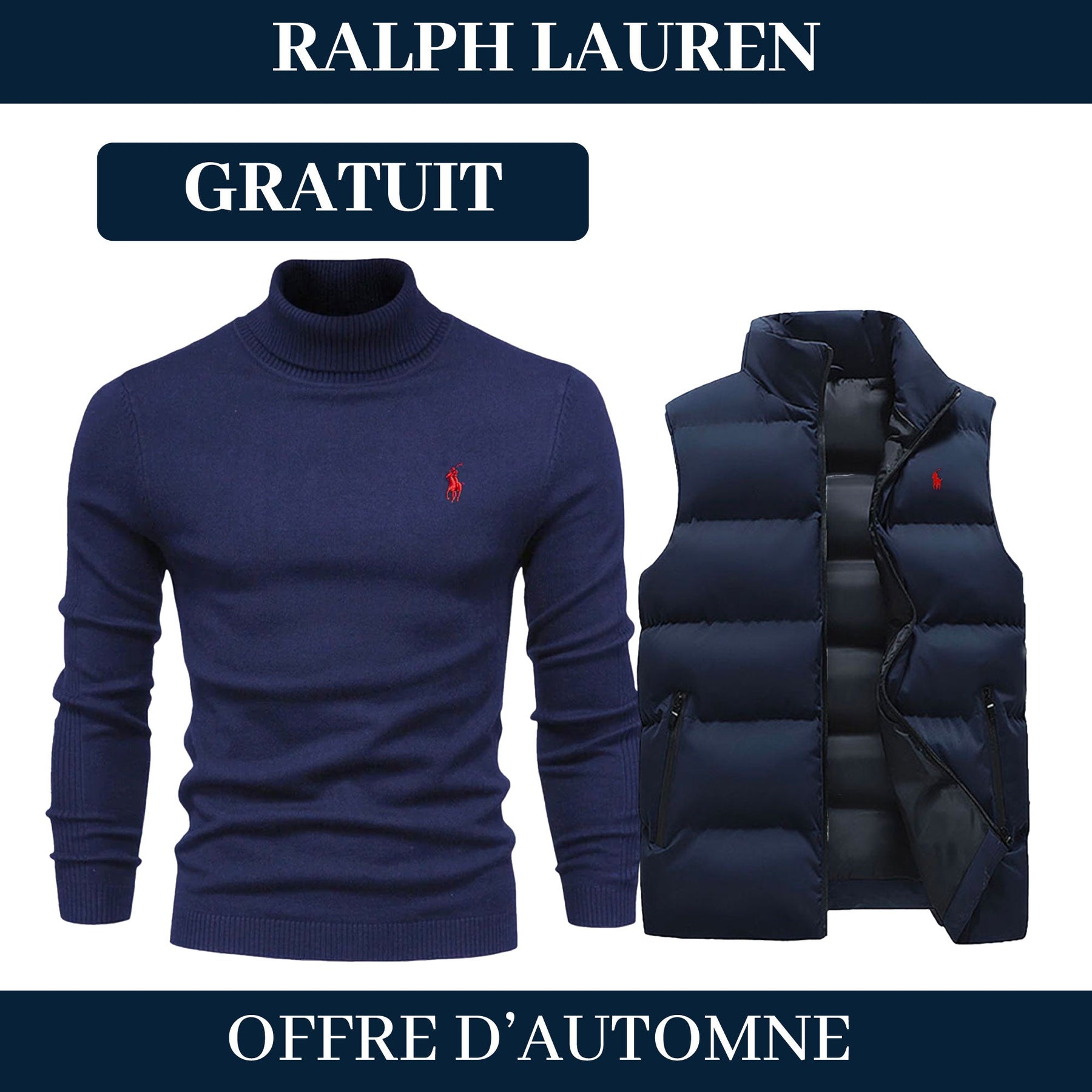 Gilet R&L + Maglione in omaggio (Svendita)