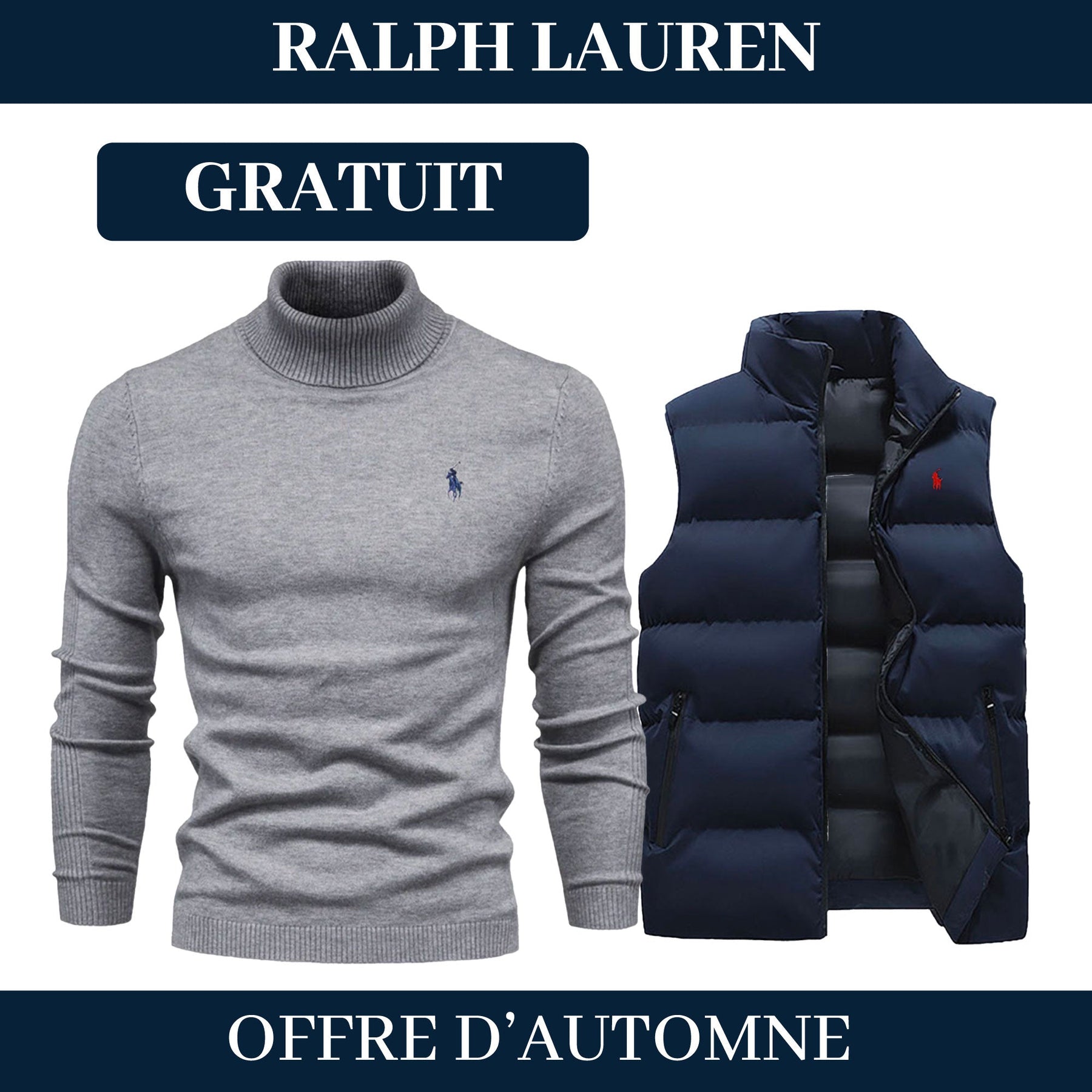 Gilet R&L + Maglione in omaggio (Svendita)