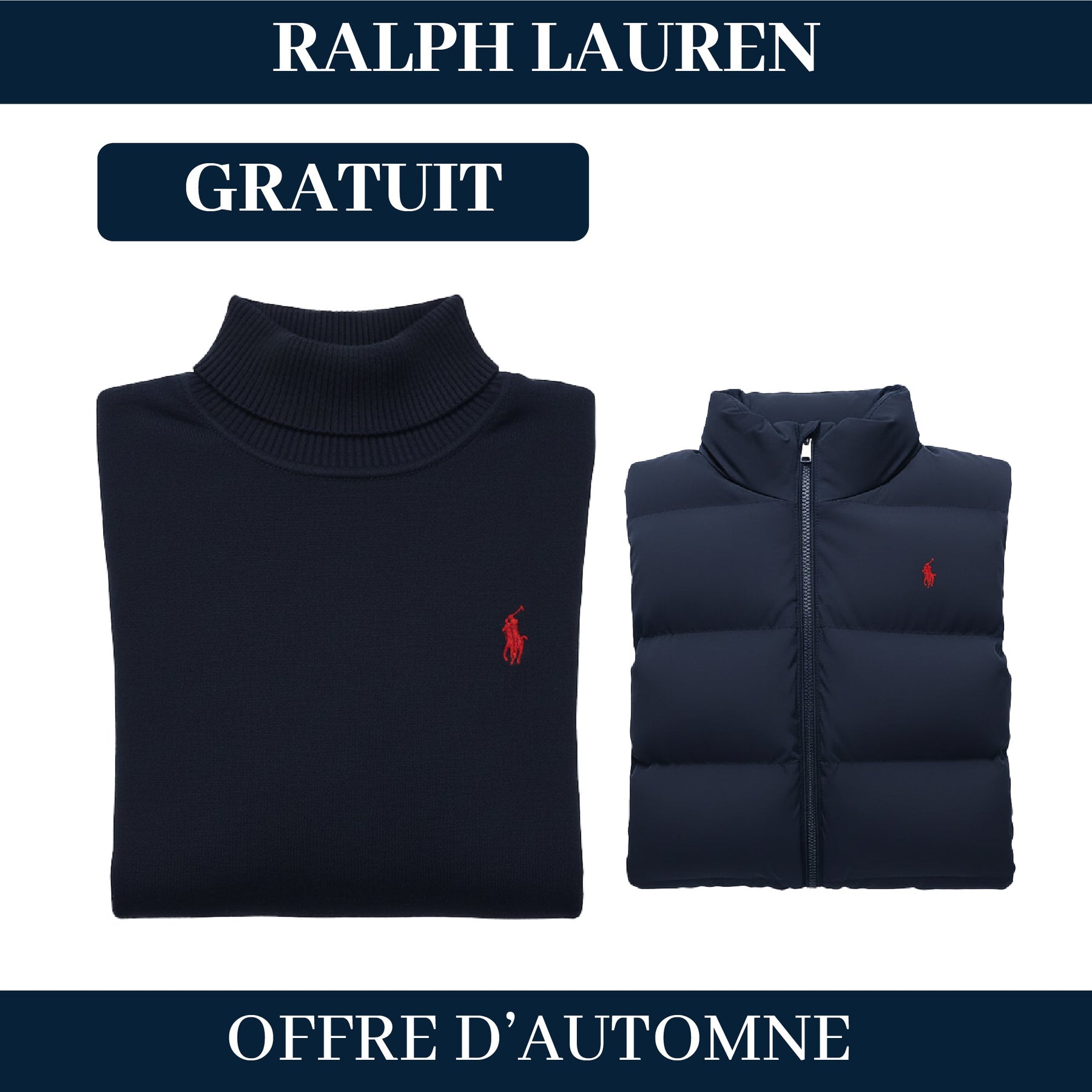 Gilet R&L + Maglione in omaggio (Svendita)