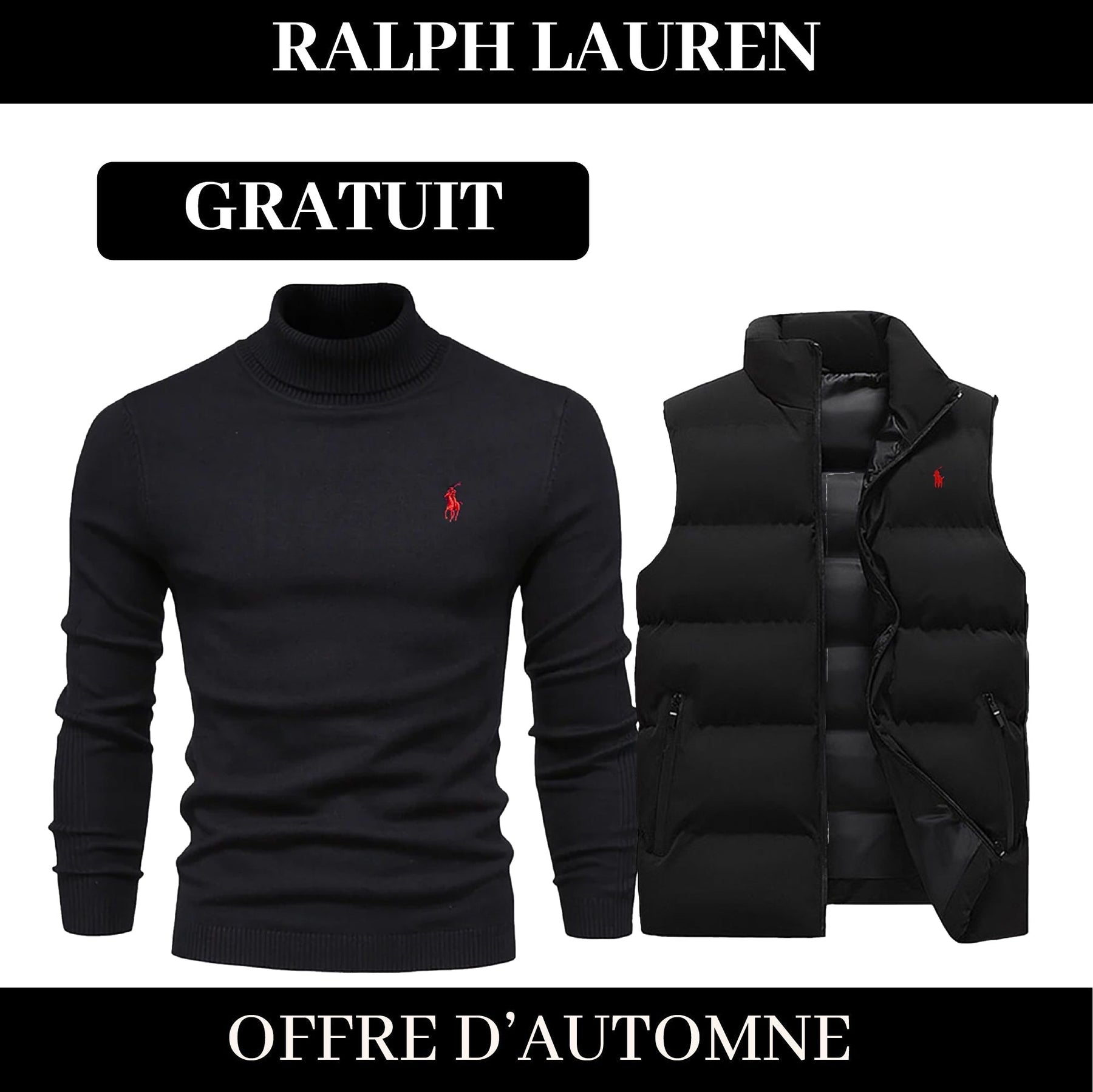 Gilet R&L + Maglione in omaggio (Svendita)