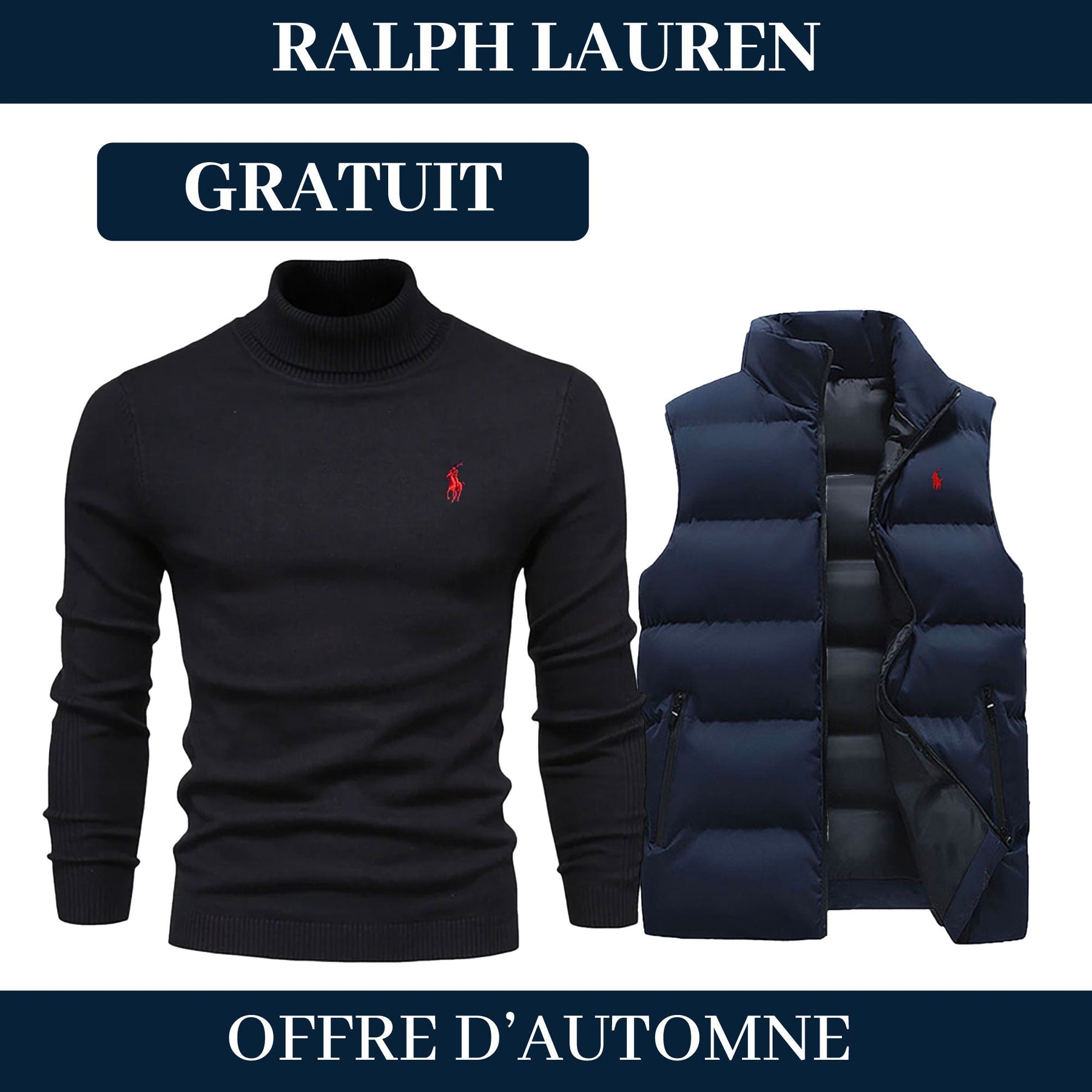 Gilet R&L + Maglione in omaggio (Svendita)
