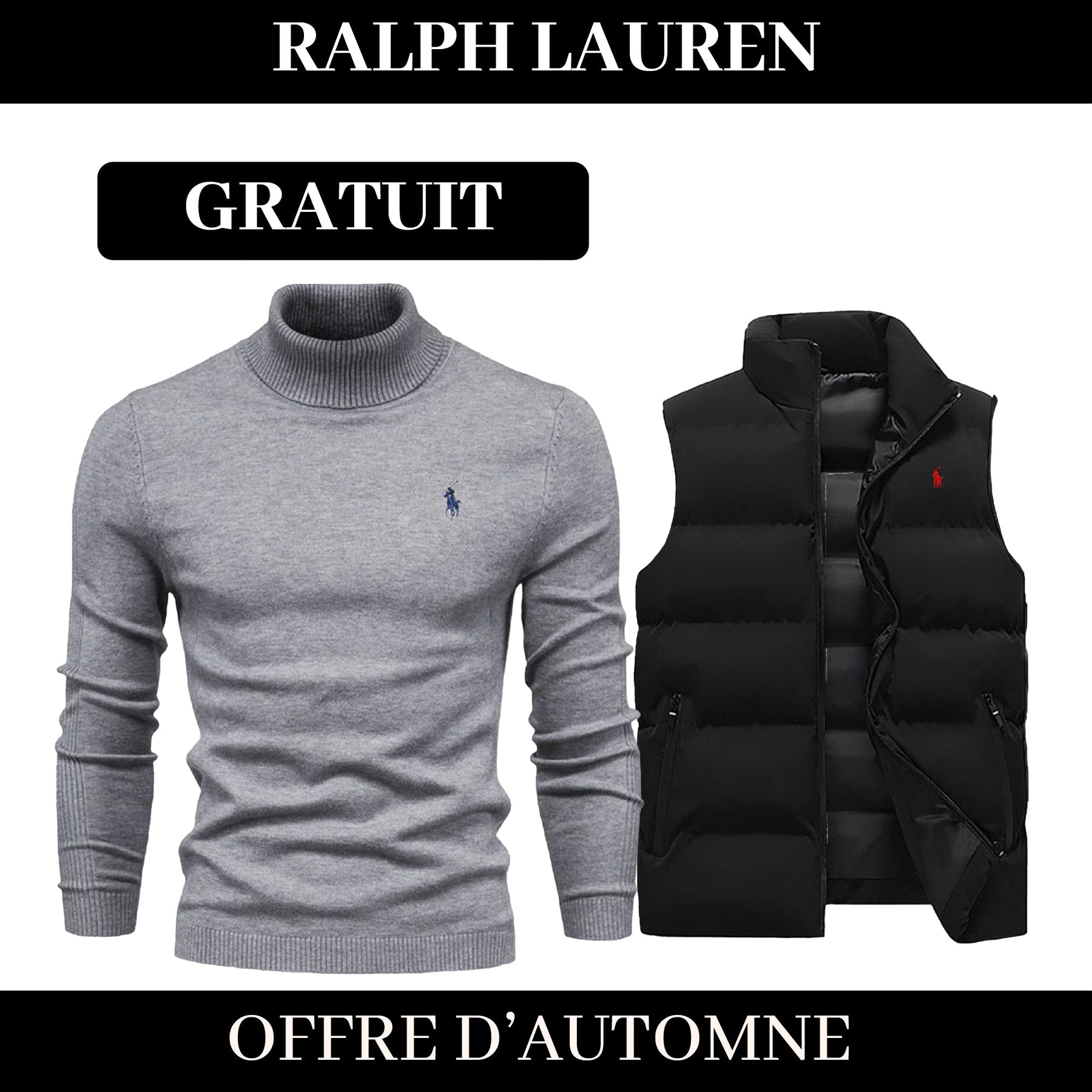 Gilet R&L + Maglione in omaggio (Svendita)